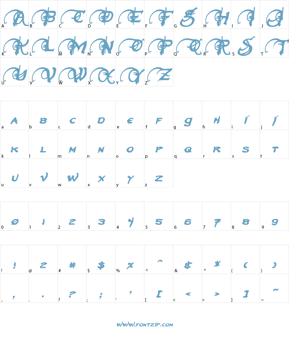 Neverwinter Font Character